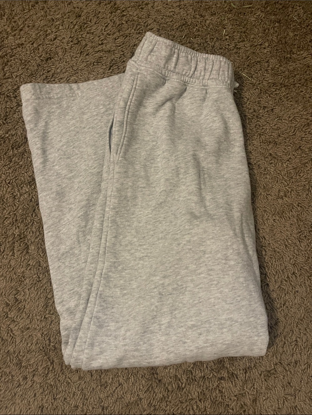 Abercrombie & Fitch Light Gray Kids Sweatpants